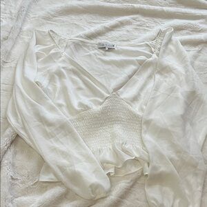 Wayf White Blouse